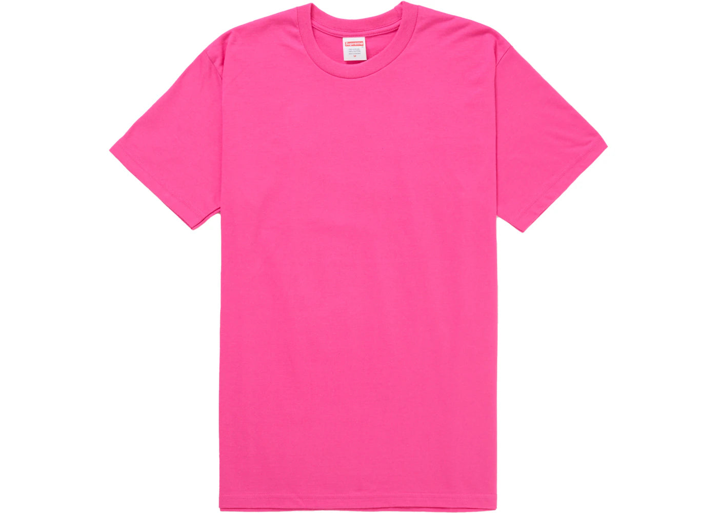 Supreme Tape Tee Fuchsia - vue secondaire B