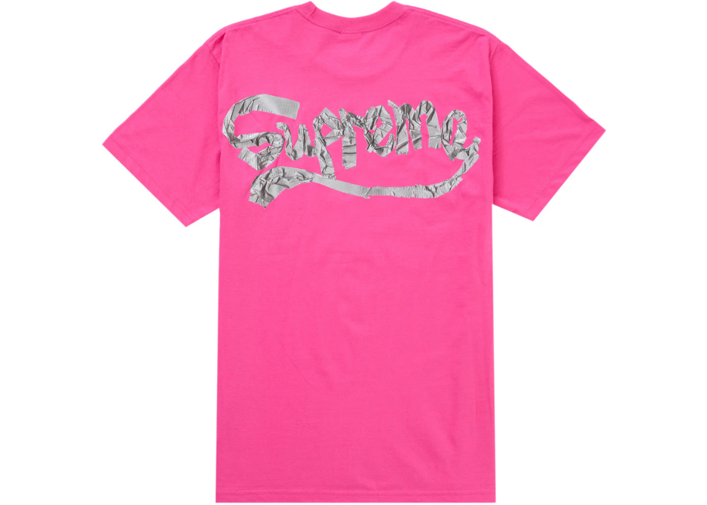 Supreme Tape Tee Fuchsia - vue secondaire A