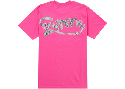 Supreme Tape Tee Fuchsia - product view 2