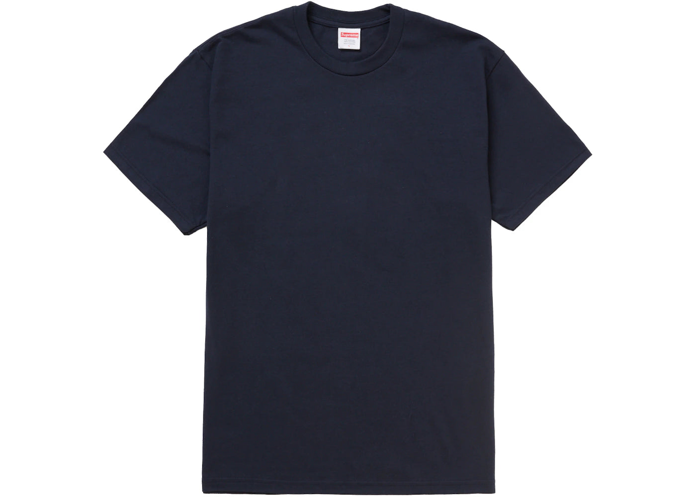 Supreme Tape Tee Navy - vue secondaire B