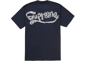 Supreme Tape Tee Navy - vue 360