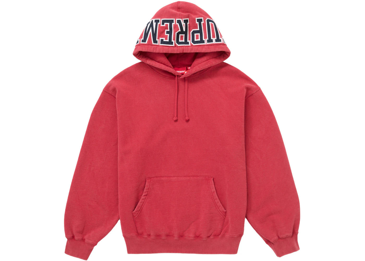 Supreme Team 94 Hooded Sweatshirt Red - vue secondaire A