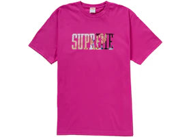 Supreme Tera Patrick Collegiate Tee Magenta - authentic Supreme product