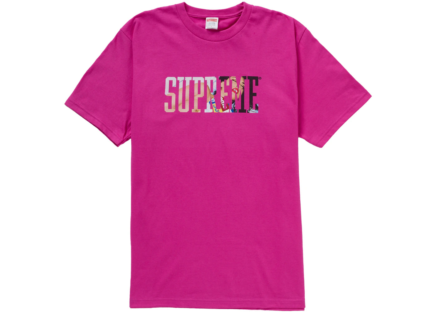 Supreme Tera Patrick Collegiate Tee Magenta - vue secondaire A