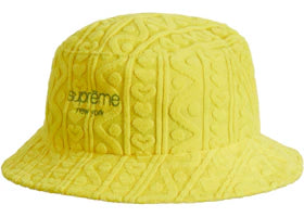 Supreme Terry Pattern Crusher Yellow - vue 360