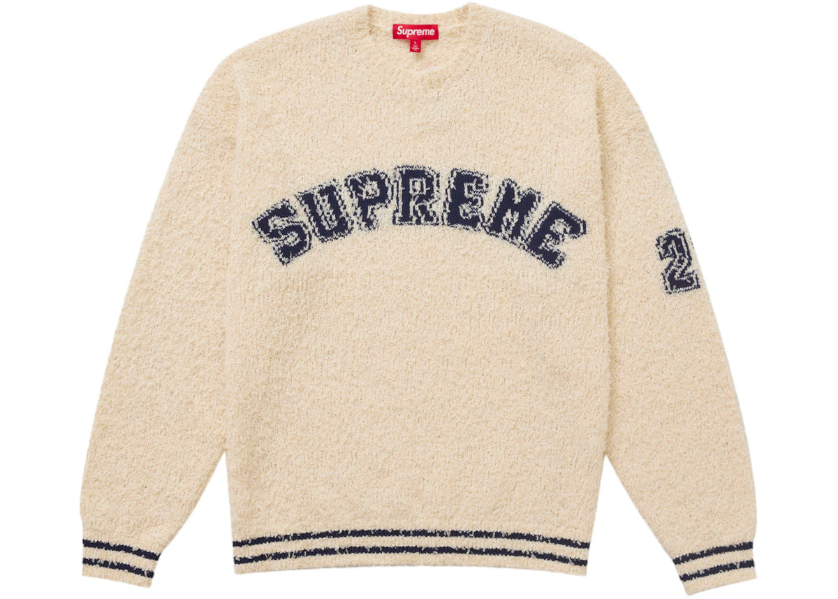 Supreme Textured Arc Sweater Cream - vue secondaire A