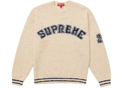 Supreme Textured Arc Sweater Cream - apparel view 2