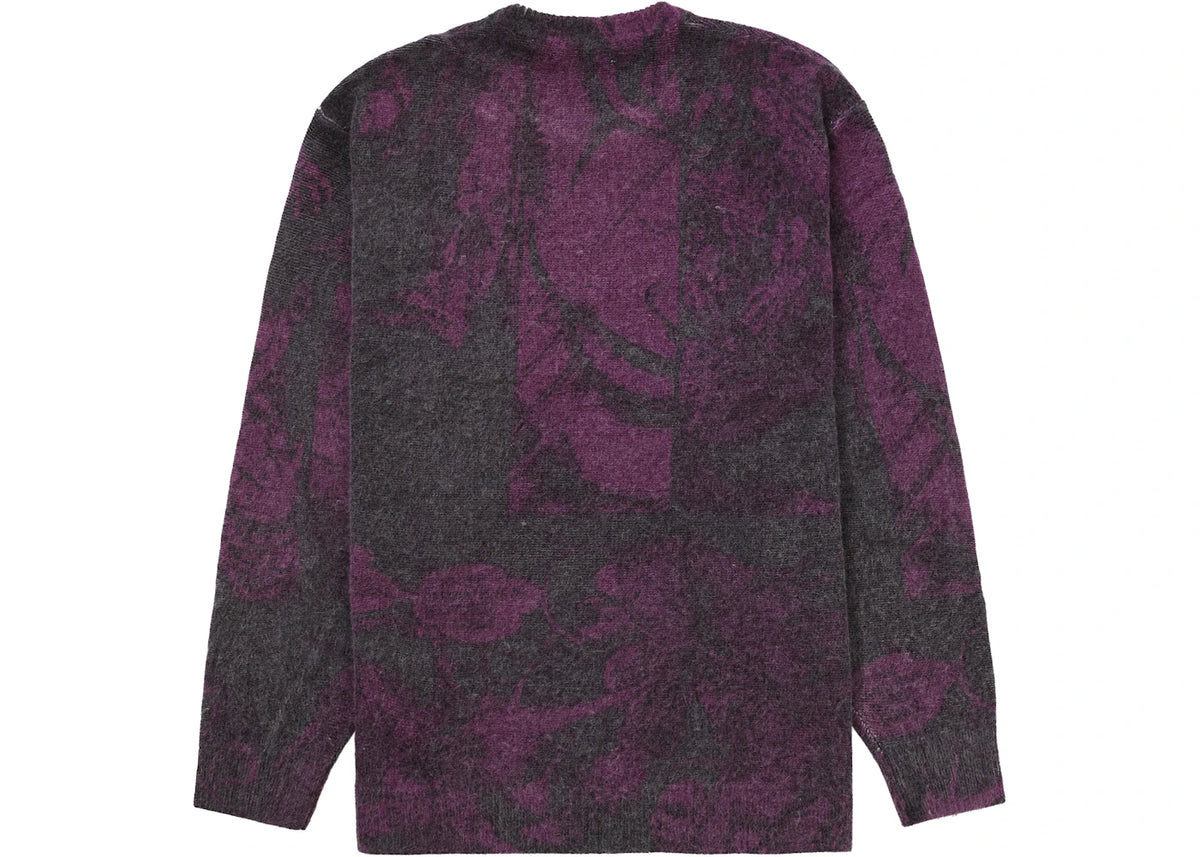 Supreme The Crow Sweater Purple - vue secondaire B