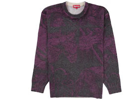 Supreme The Crow Sweater Purple - vue 360