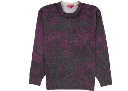 Supreme The Crow Sweater Purple - apparel view 2