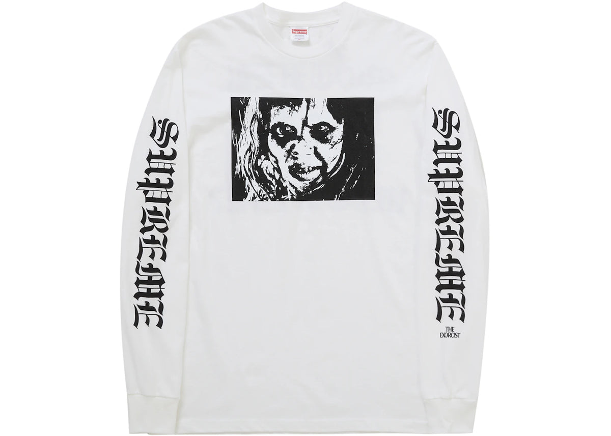 Supreme The Exorcist Mother L/S Tee White - vue 360