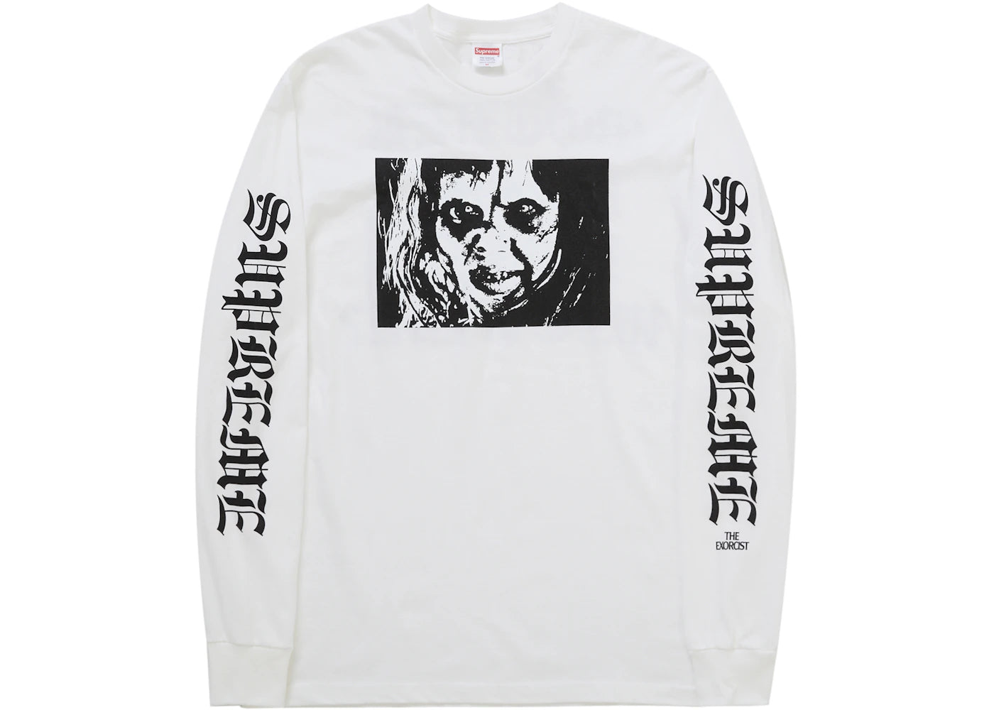 Supreme The Exorcist Mother L/S Tee White - vue 360