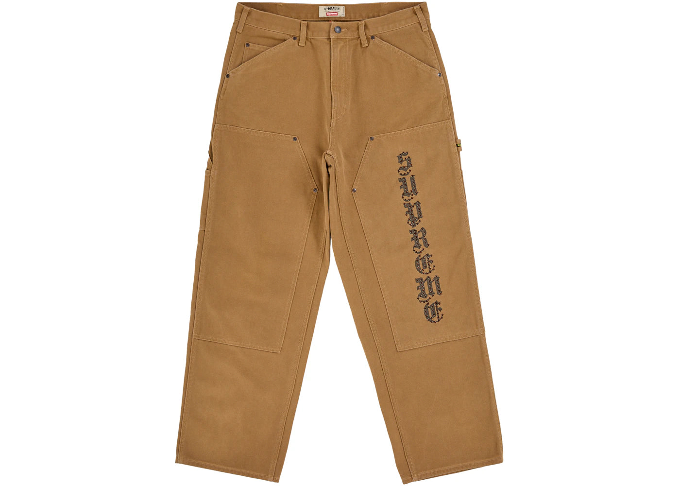 Supreme The Great China Wall Double Knee Painter Pant Brown - vue 360