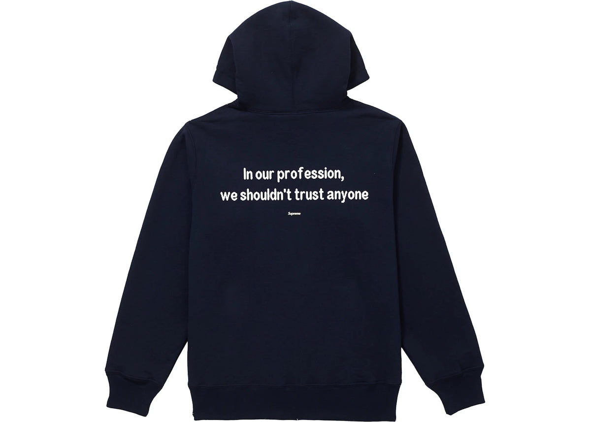 Supreme The Killer Hooded Sweatshirt Navy - vue secondaire B
