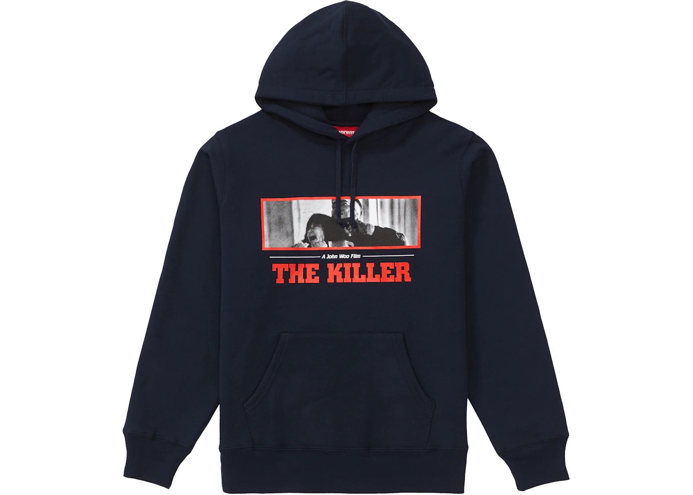 Supreme The Killer Hooded Sweatshirt Navy - vue secondaire A