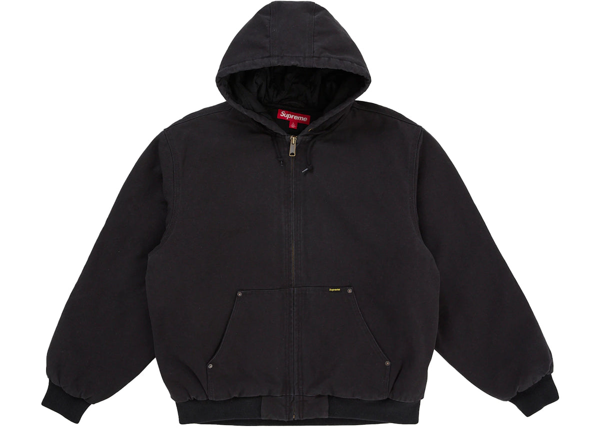 Supreme The Misfits Hooded Work Jacket Black - vue secondaire B