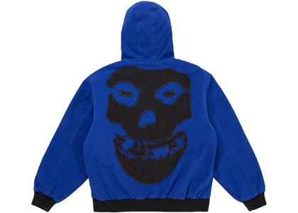 Supreme The Misfits Hooded Work Jacket Royal - apparel view 2