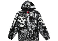 Supreme The Misfits Zip Up Hooded Sweater Black