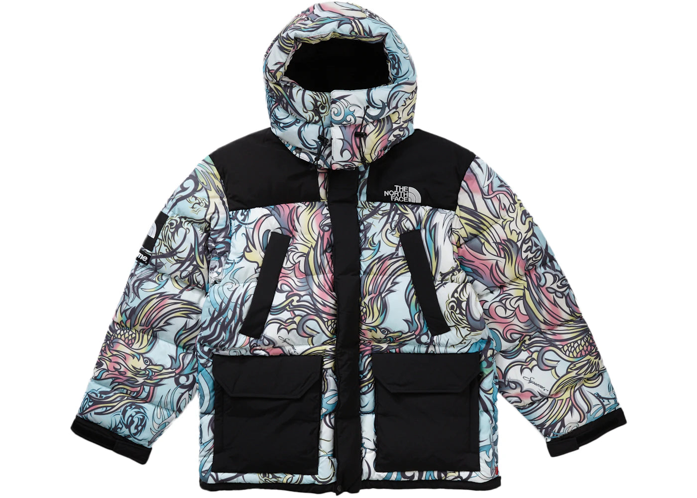 Supreme The North Face 700-Fill Down Parka Multicolor Dragon - vue secondaire A