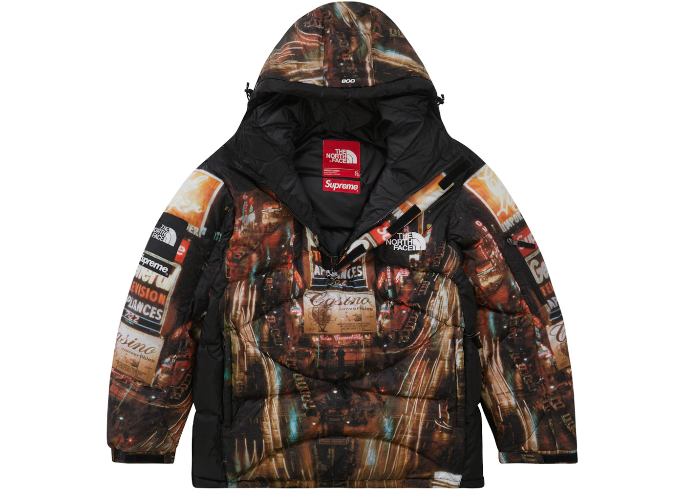 Supreme The North Face 800-Fill Half Zip Hooded Pullover Times Square - vue secondaire A