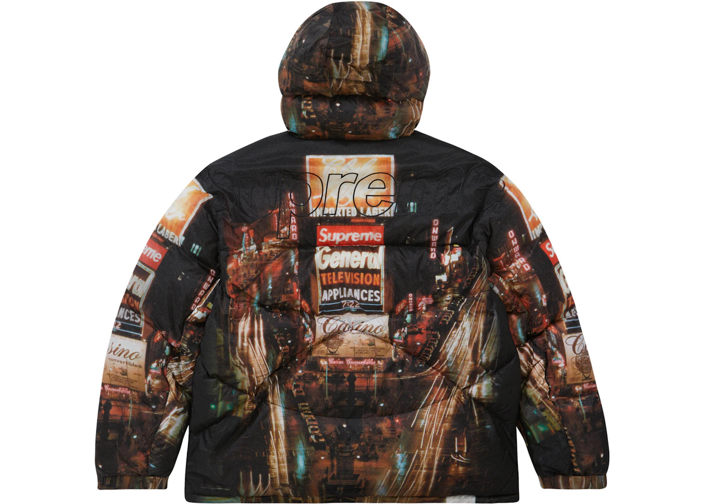 Supreme The North Face 800-Fill Half Zip Hooded Pullover Times Square - vue secondaire B