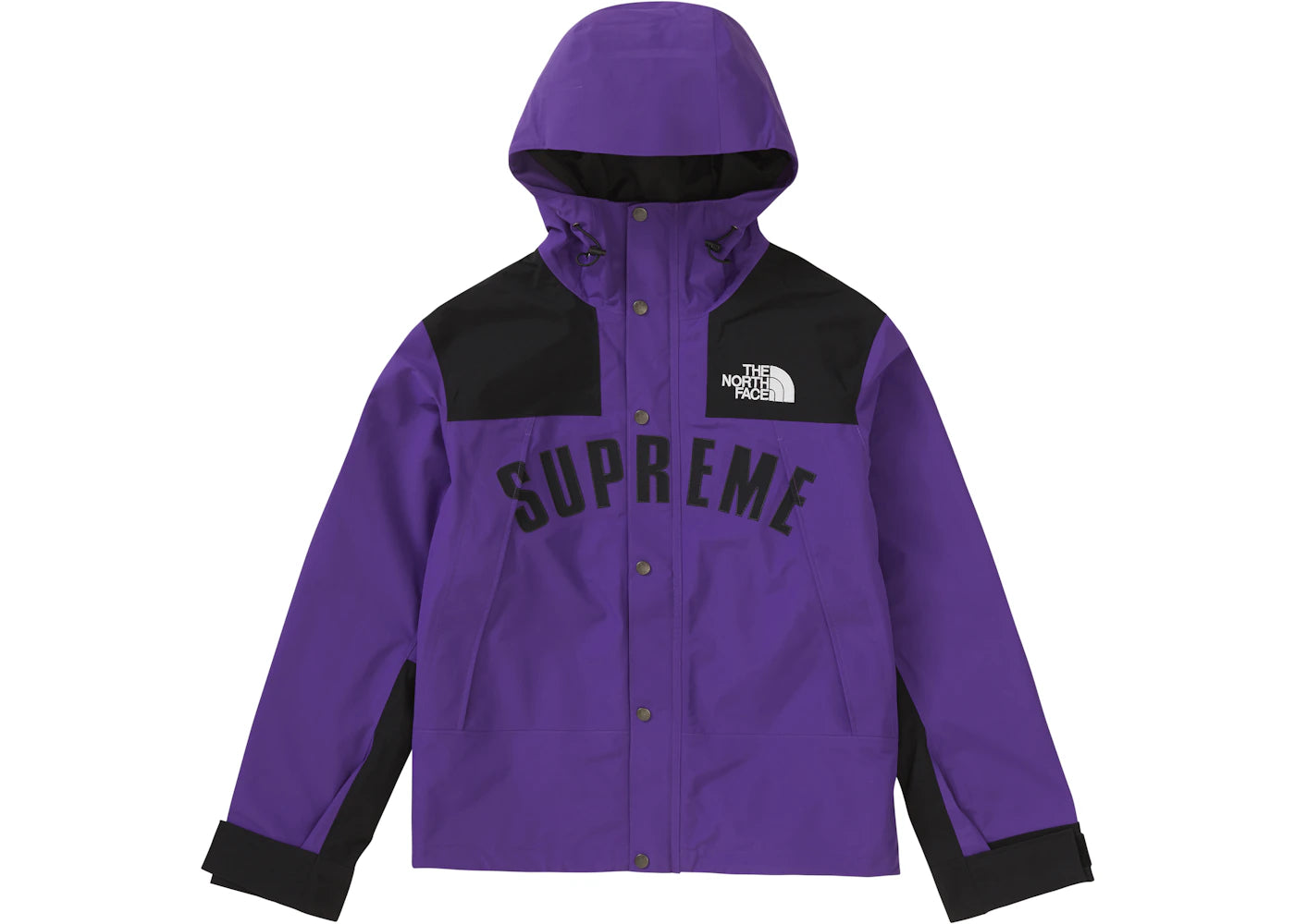 Supreme The North Face Arc Logo Mountain Parka Purple - vue 360