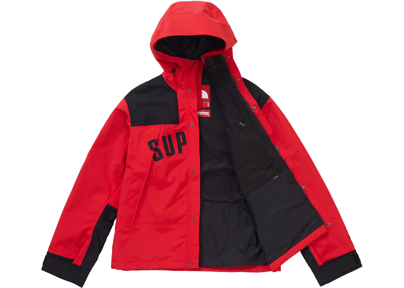 Supreme The North Face Arc Logo Mountain Parka Red - vue secondaire B