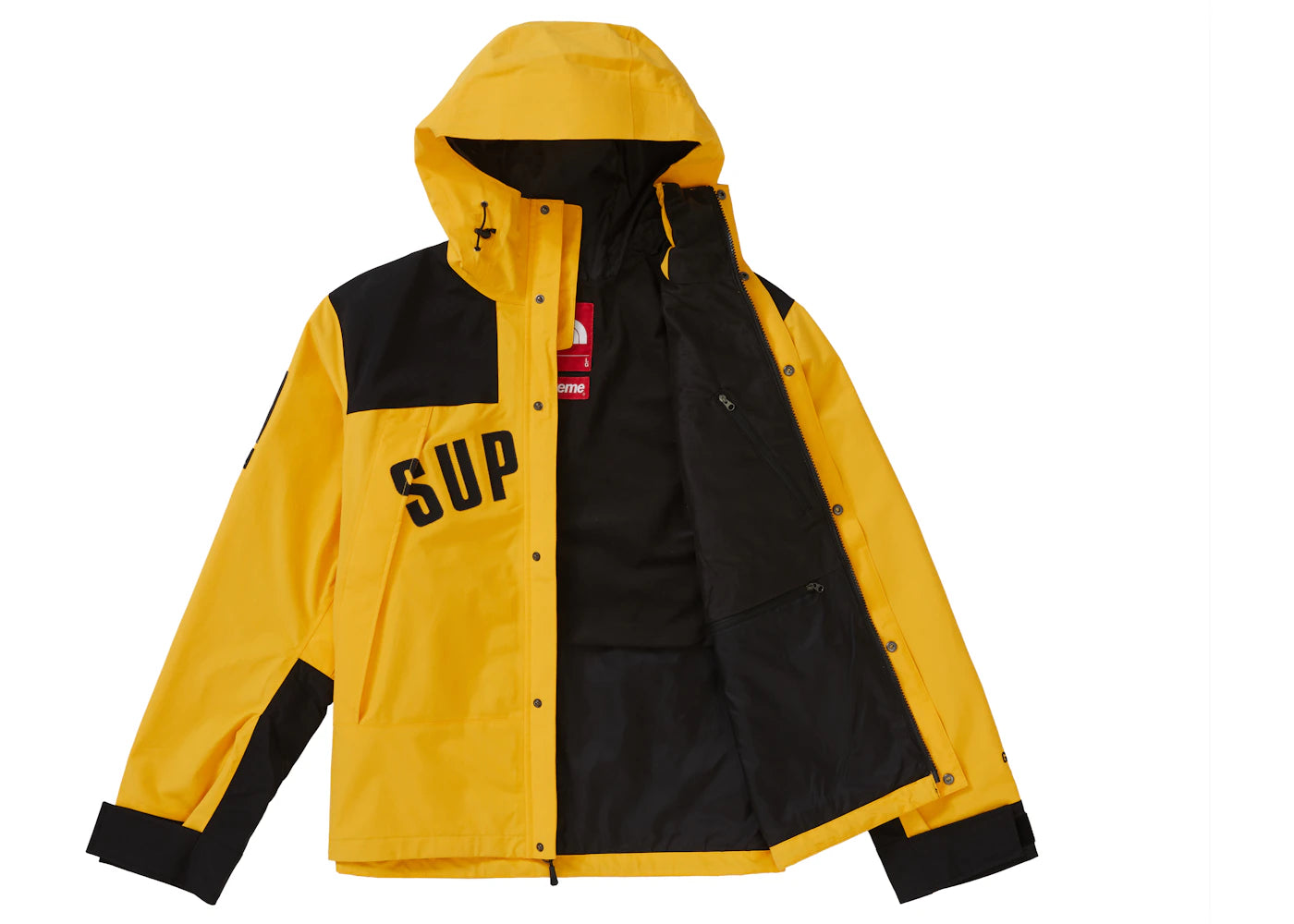 Supreme The North Face Arc Logo Mountain Parka Yellow - vue secondaire B