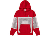 Supreme The North Face Bandana Hooded Sweatshirt Red