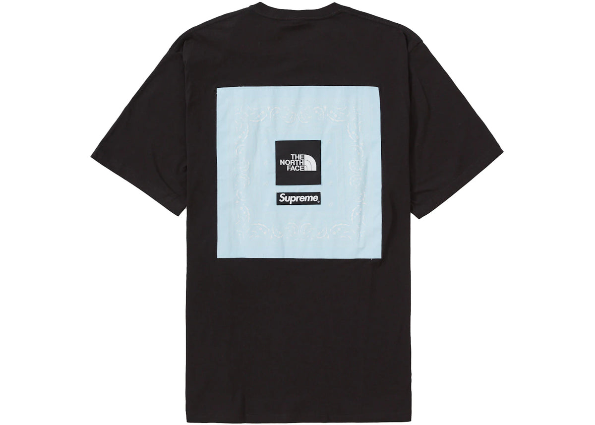Supreme The North Face Bandana Tee Black - vue secondaire A