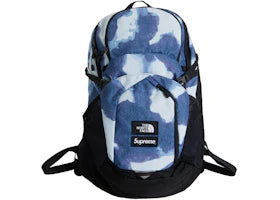 Supreme The North Face Bleached Denim Print Pocono Backpack Indigo