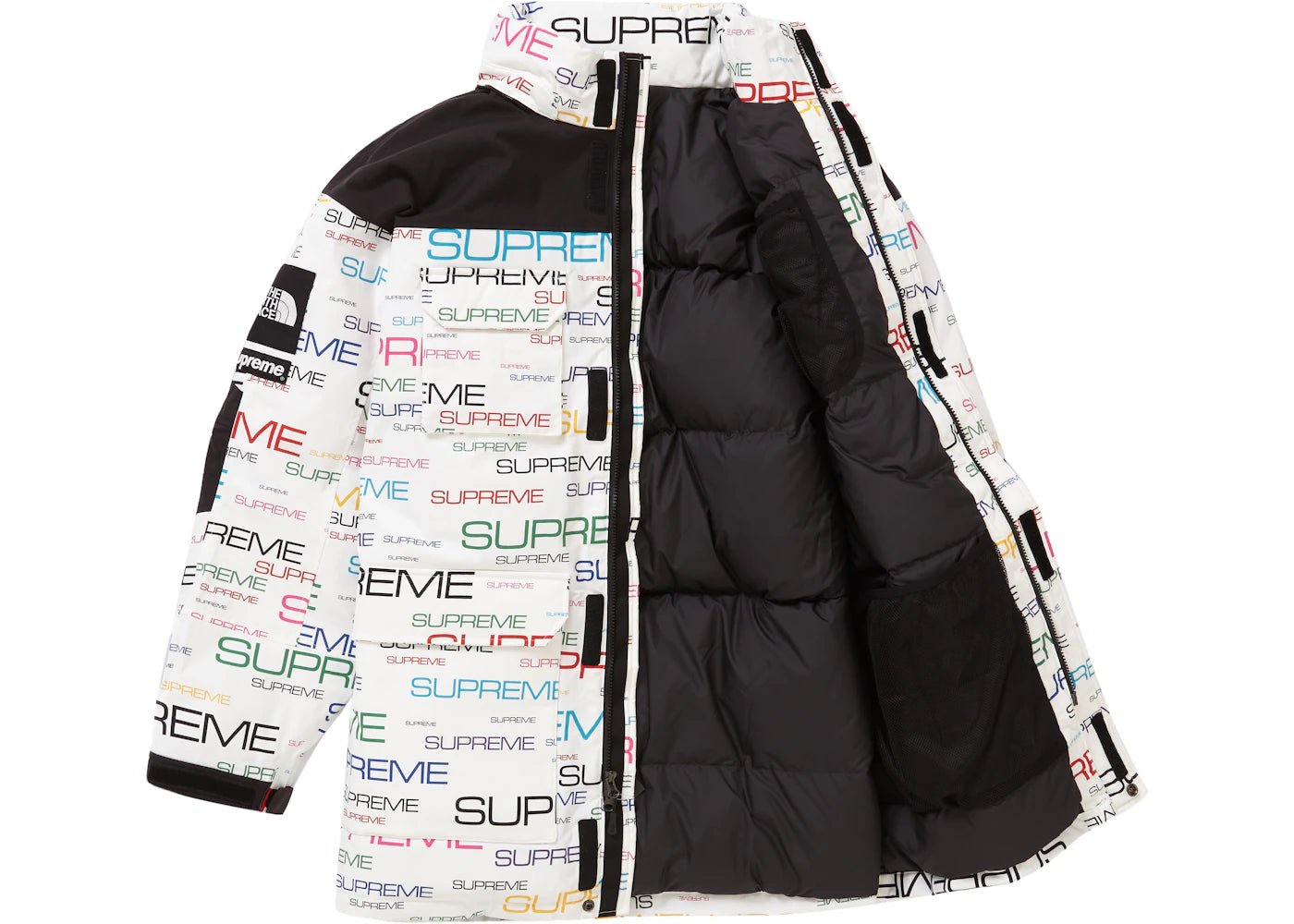 Supreme The North Face Coldworks 700-Fill Down Parka White - vue secondaire B