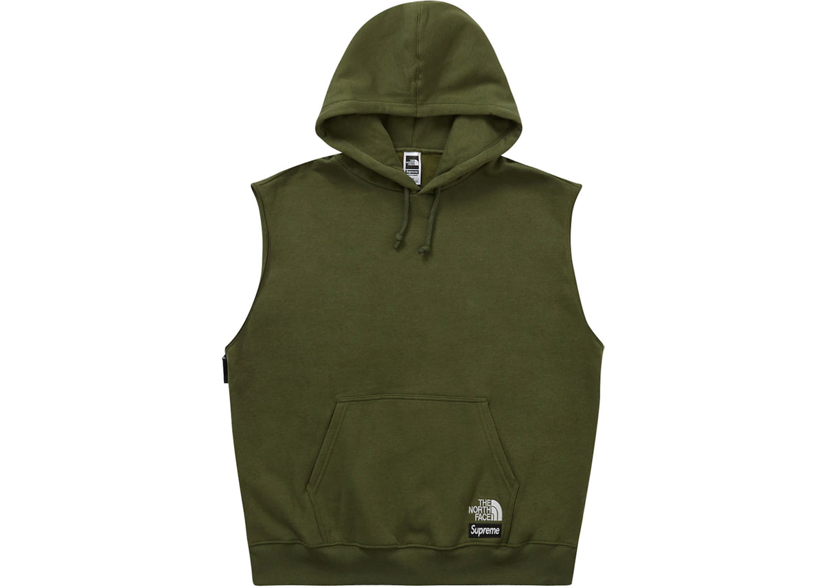 Supreme The North Face Convertible Hooded Sweatshirt Olive - vue secondaire B