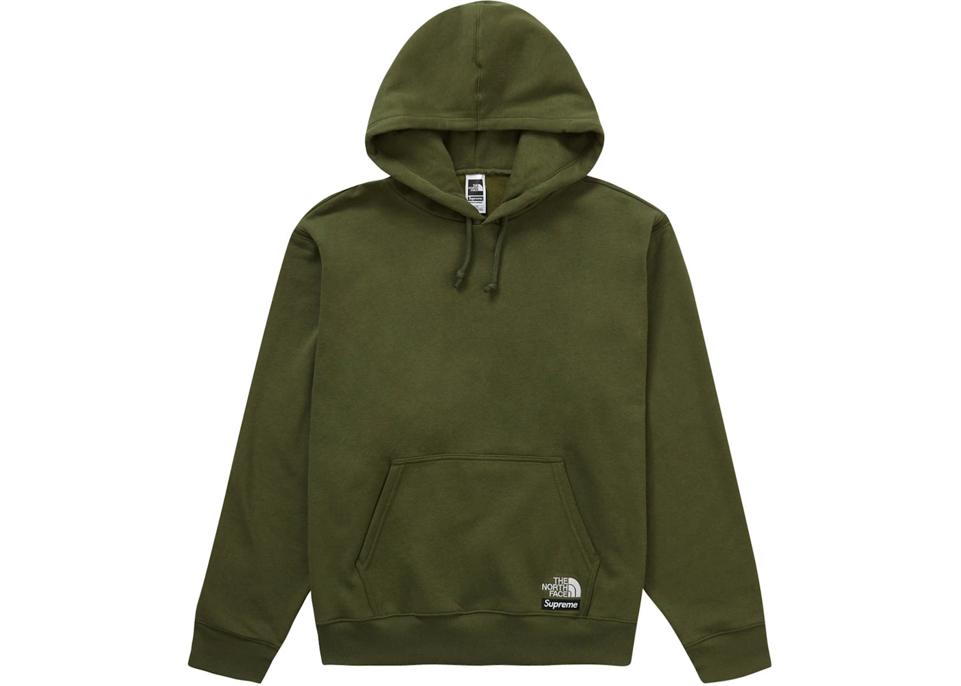 Supreme The North Face Convertible Hooded Sweatshirt Olive - vue secondaire A
