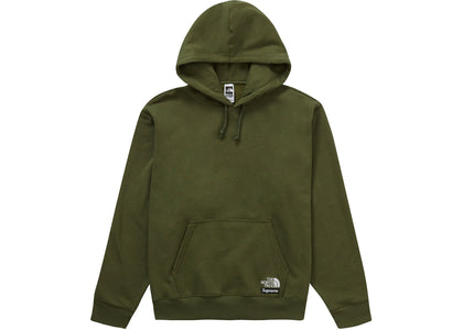 Supreme The North Face Convertible Hooded Sweatshirt Olive - apparel view 2
