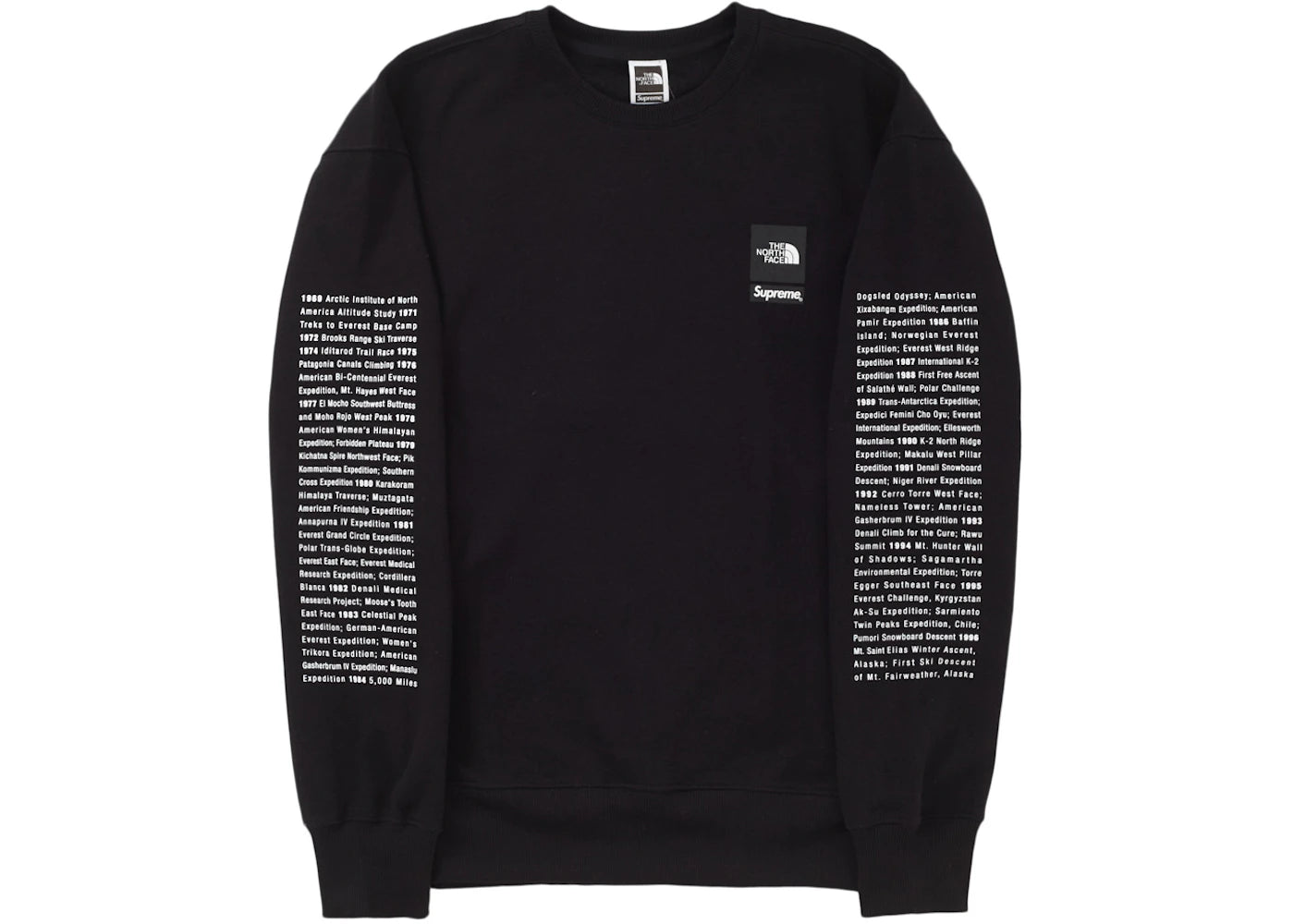 Supreme The North Face Crewneck Black - vue secondaire B