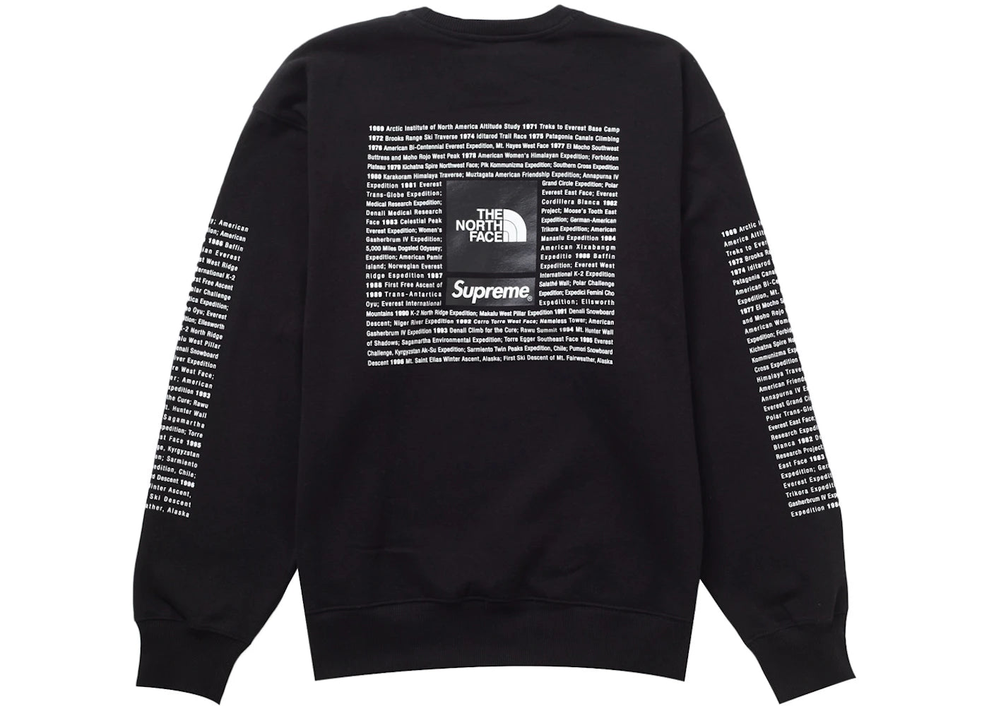 Supreme The North Face Crewneck Black - vue 360