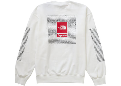 Supreme The North Face Crewneck White - authentic Supreme product