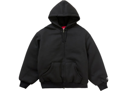Supreme The North Face Down Filled Zip Up Hooded Sweatshirt Black - apparel view 2