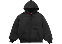 Supreme The North Face Down Filled Zip Up Hooded Sweatshirt Black