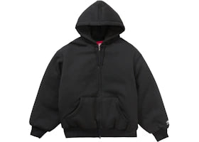 Supreme The North Face Down Filled Zip Up Hooded Sweatshirt Black