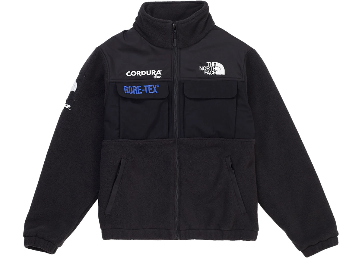 Supreme The North Face Expedition Fleece (FW18) Jacket Black - vue 360