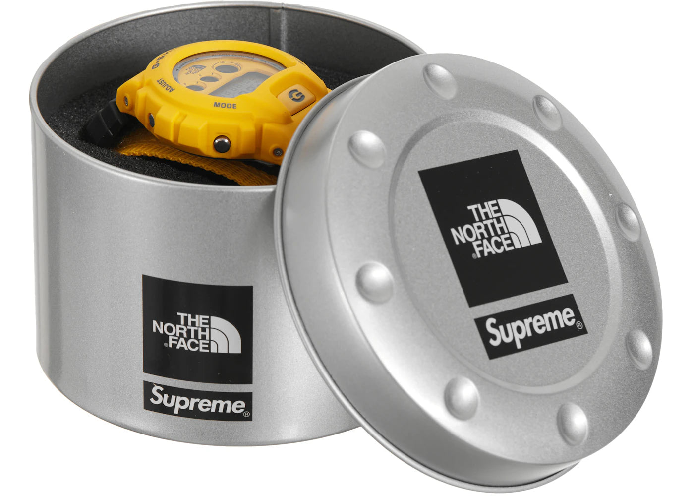 Supreme The North Face G-SHOCK Watch Yellow - vue secondaire B
