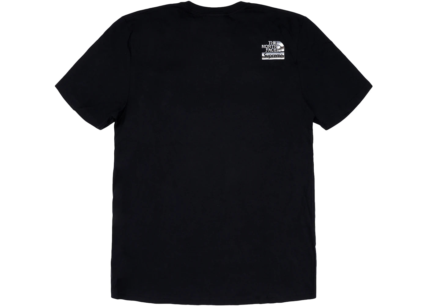 Supreme The North Face Metallic Logo T-Shirt Black - vue secondaire B