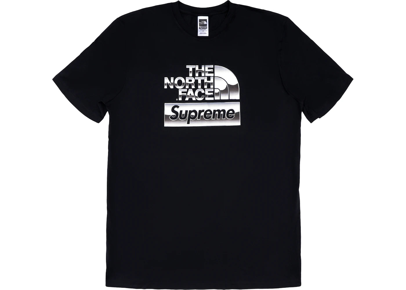 Supreme The North Face Metallic Logo T-Shirt Black - vue secondaire A