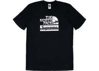 Supreme The North Face Metallic Logo T-Shirt Black