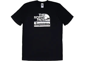 Supreme The North Face Metallic Logo T-Shirt Black - vue 360