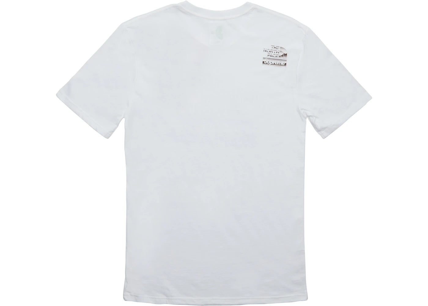 Supreme The North Face Metallic Logo T-Shirt White - vue secondaire B