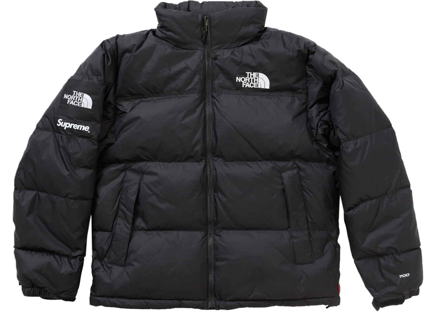 Supreme The North Face Nuptse Jacket Black - vue secondaire A