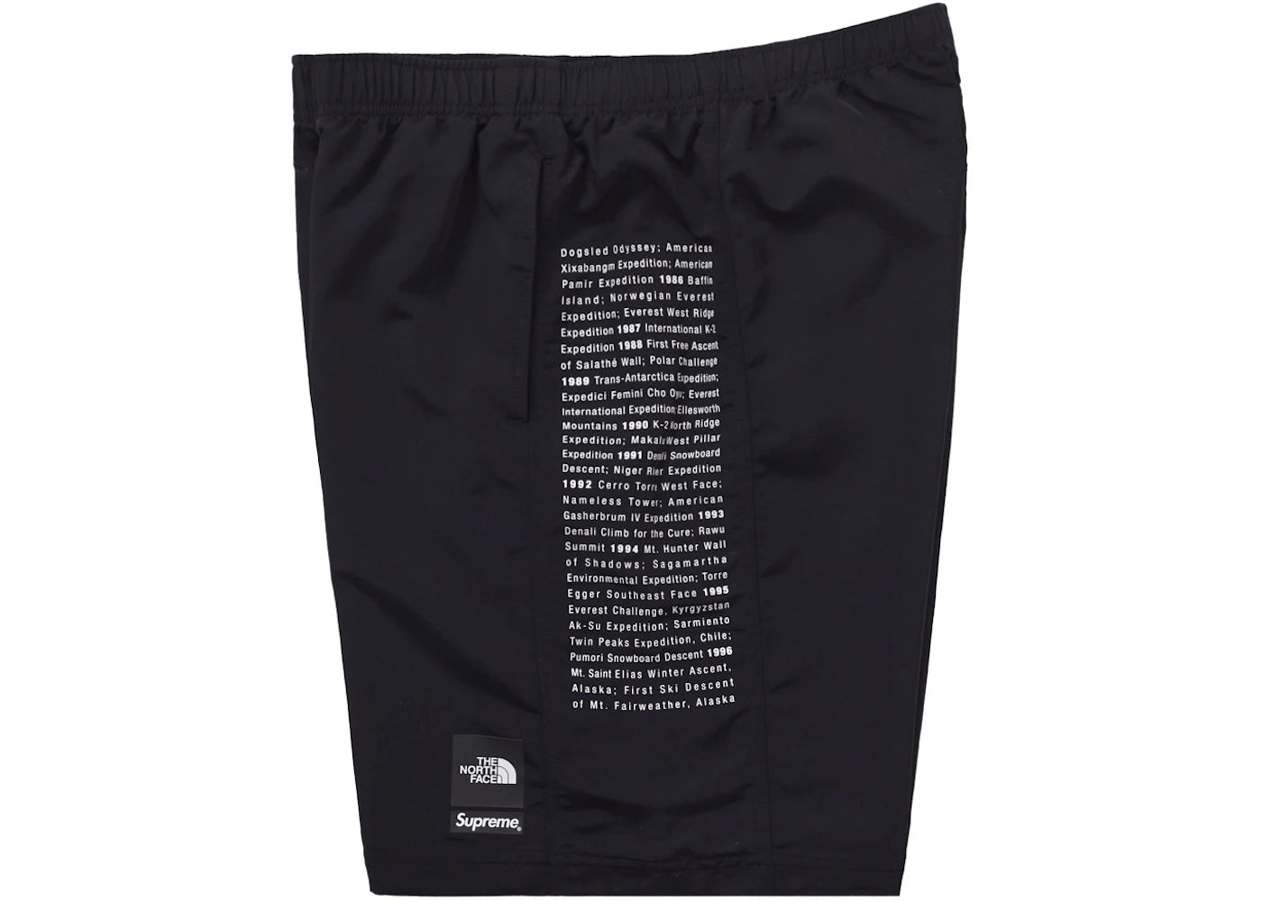 Supreme The North Face Nylon Short Black - vue secondaire B